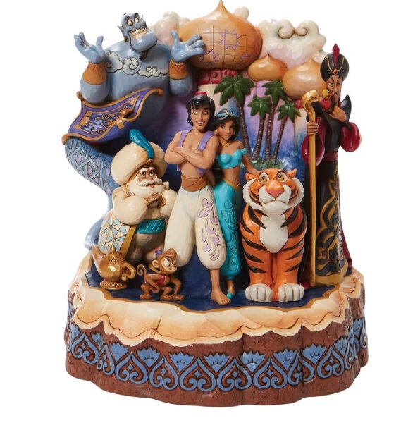 Aladdin Characters Carved by Heart Figurine