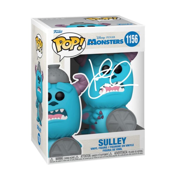 John Goodman Sulley with Lid - Disney Monsters Inc facsimile signed reprint laser autographed