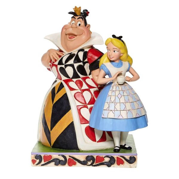 Alice in Wonderland and The Queen of Hearts Figurine