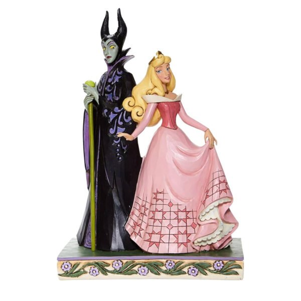 Sleeping Beauty Aurora and Maleficent Figurine