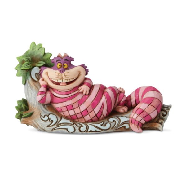 Alice in Wonderland Cheshire Cat on Tree Figurine