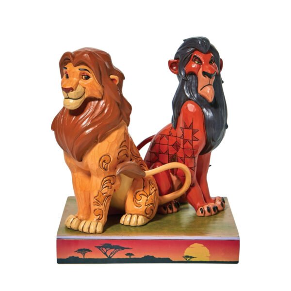 The Lion King Simba and Scar Figurine