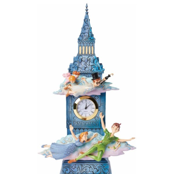 Peter Pan Time to Find Neverland Figurine Clock